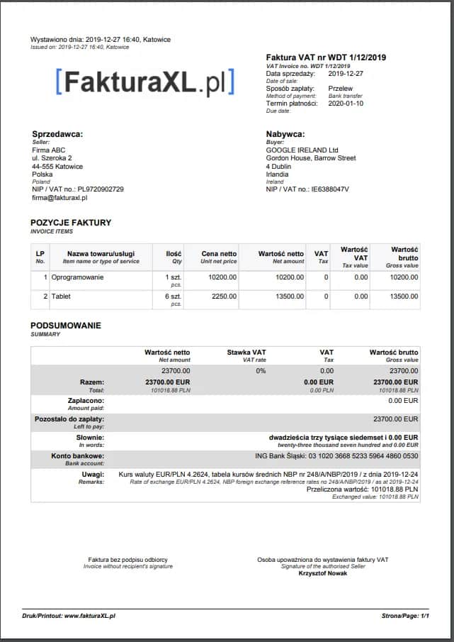 Faktura WDT co powinna zawierać? Kluczowe elementy i błędy do uniknięcia