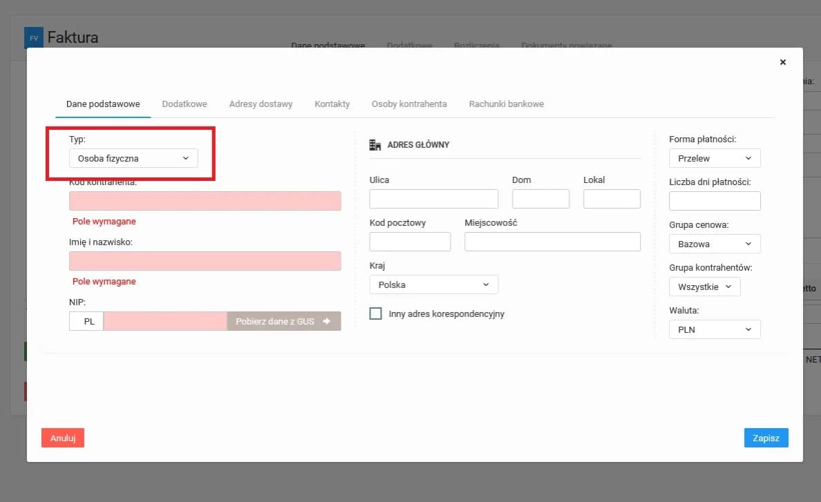 Faktura na osobę fizyczną do jakiej kwoty? Poznaj ważne przepisy
