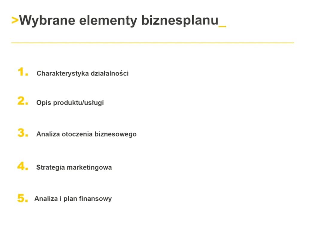 Co zawiera biznes plan? Kluczowe elementy, które musisz znać